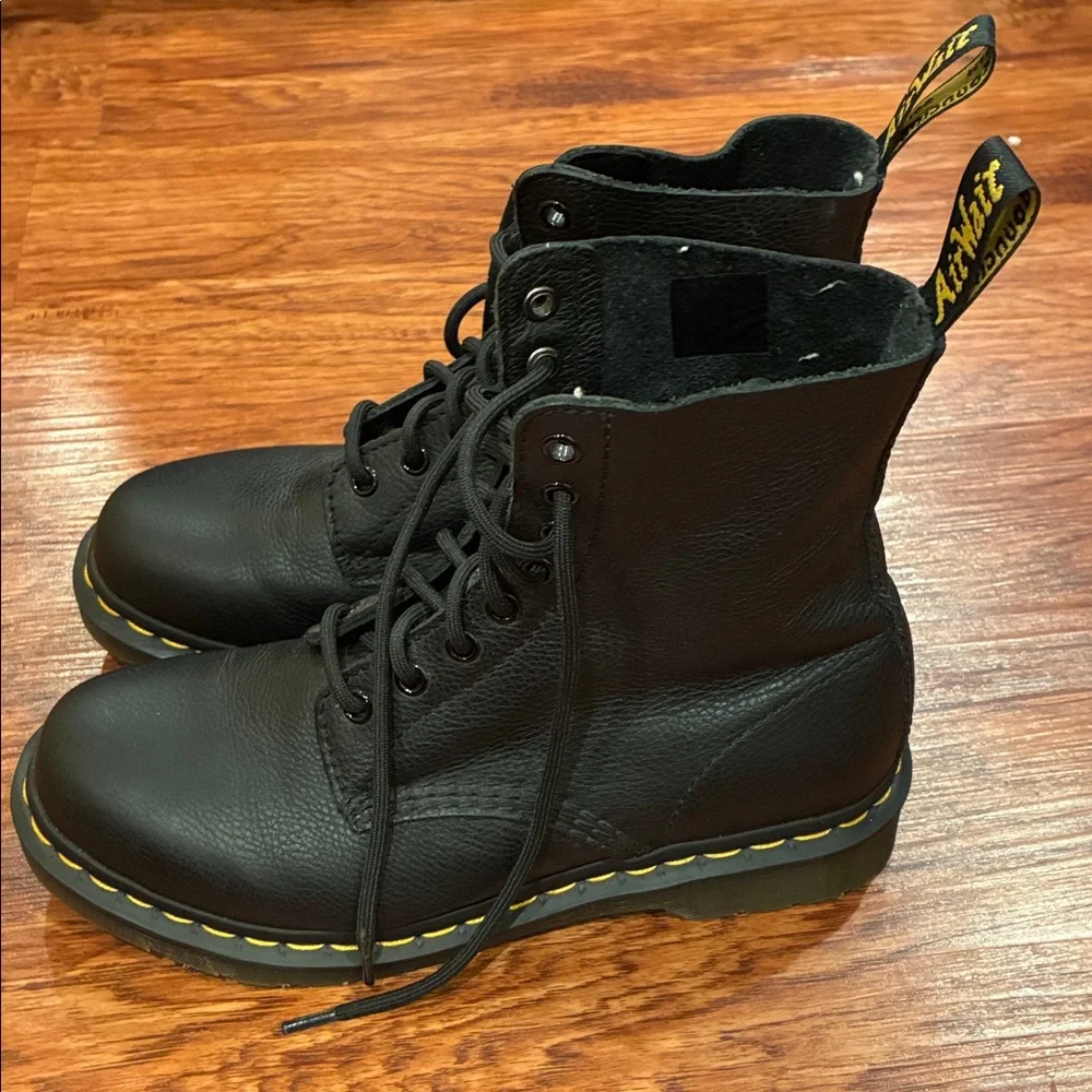 Doc marten 1469 pascal black boots sz8 - Picture 4 of 6
